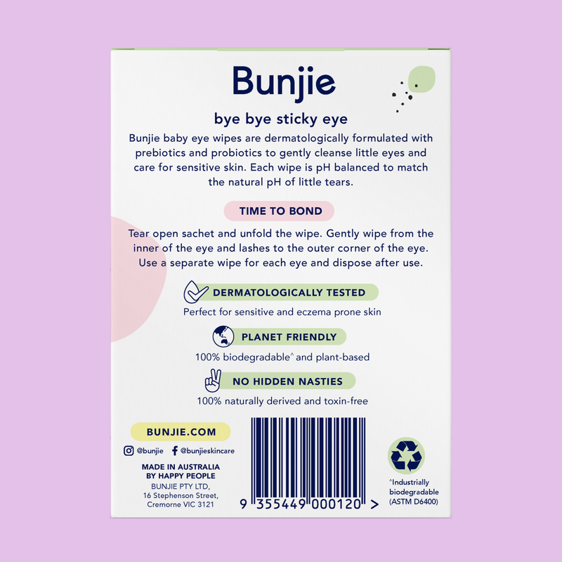 Probiotic Baby Eye Wipes