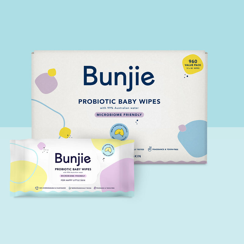 12 Pack of Probiotic Baby Wipes