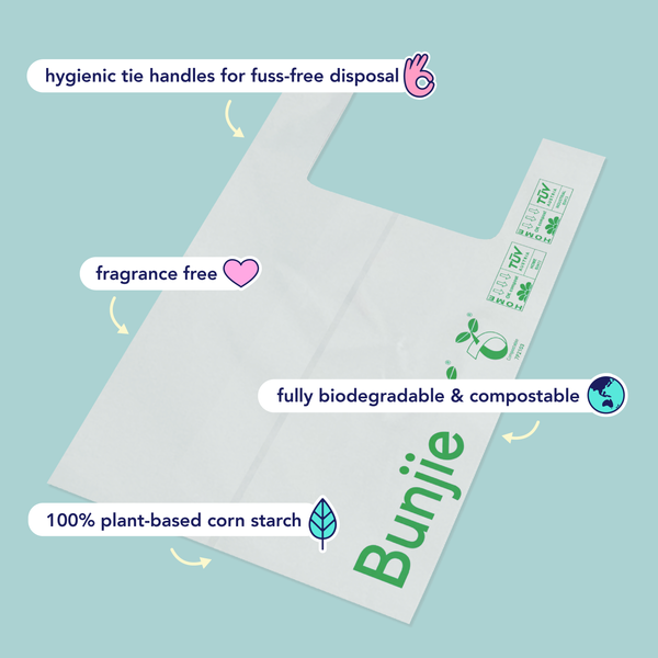 Biodegradable Nappy Bags 50 Pack