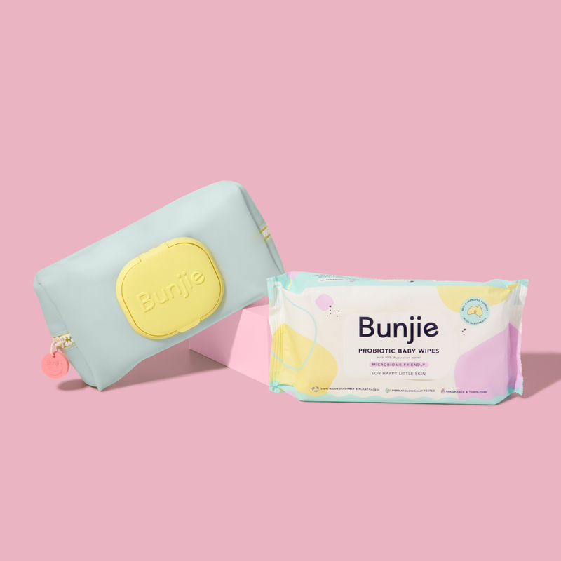Wipes Pouch with 80 pack Probiotic Baby Wipes